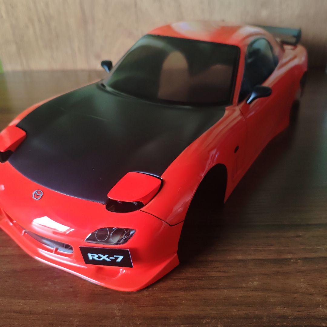 タミヤ　RX-7 ボディ　オレンジ