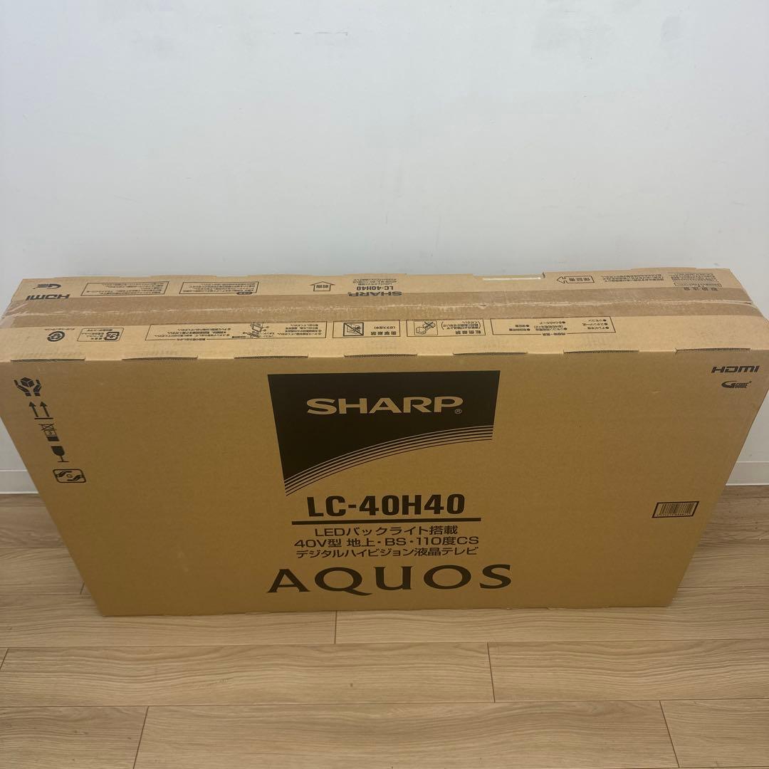 SHARP 40V型　地上・BS・110度CS デジタルハイビジョン液晶テレビ