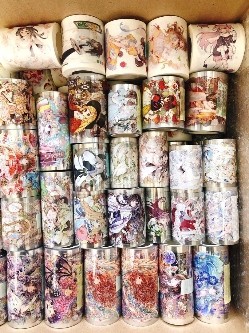 ★ちょまちゃん★【海外マステ 132巻】 大量 コラージュ 人物マステ