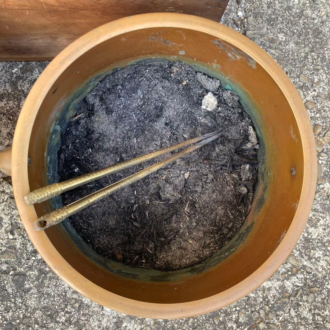 仙徳火鉢　火箸　セット