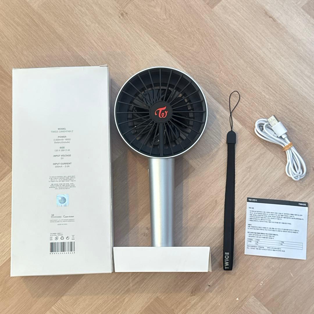 twice キャンディボン　ペンライト　ペンラ　ハンディファン　扇風機　Z