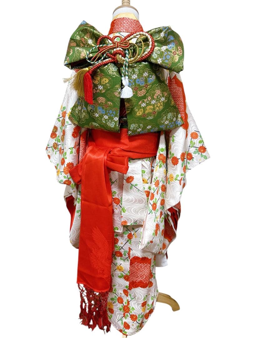 お買い得品♡七五三　7歳　女の子　セット　一式　白系　レトロ