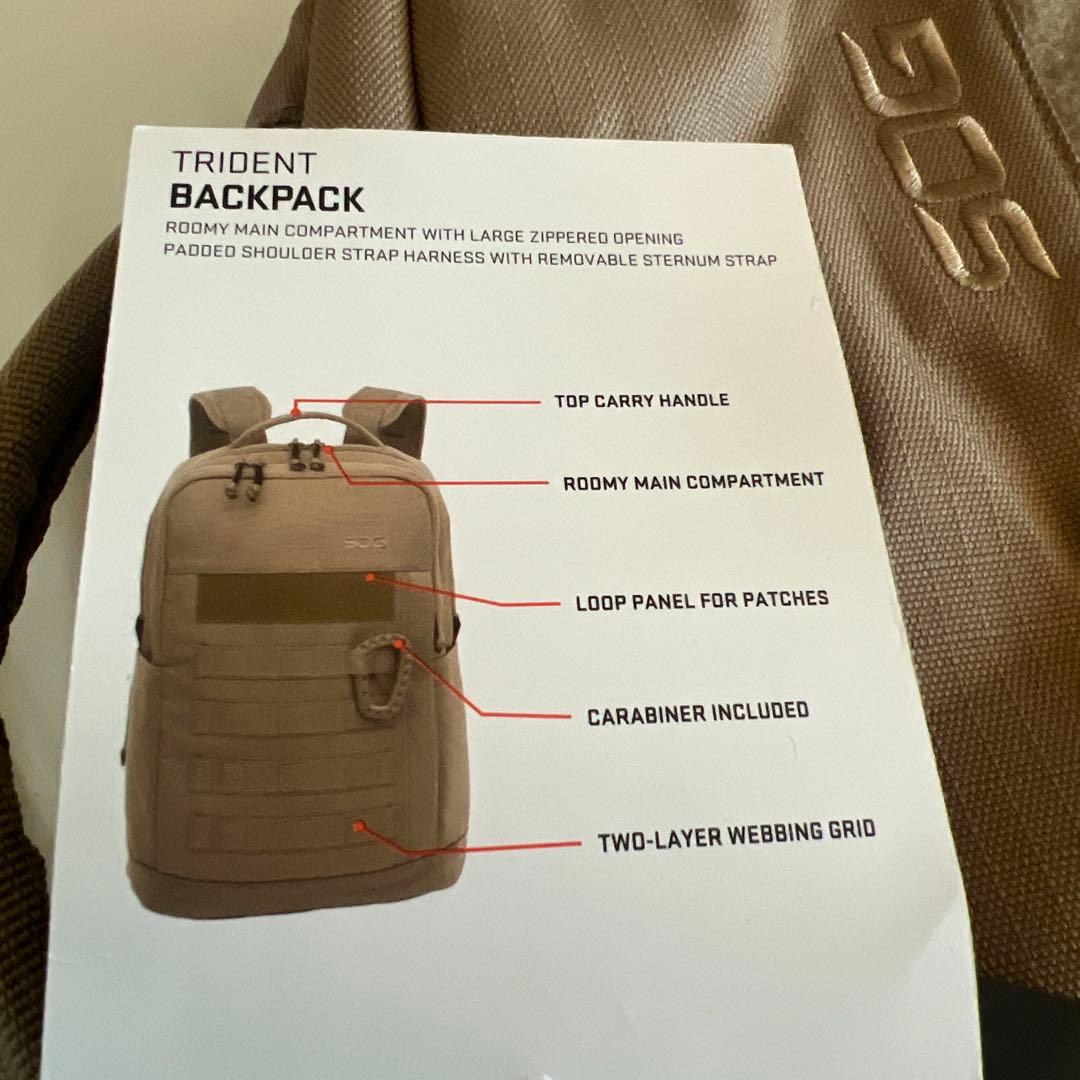 アメリカ直輸入　新品実物　米軍特殊作戦グループ (SOG)用砂漠色戦闘リュック