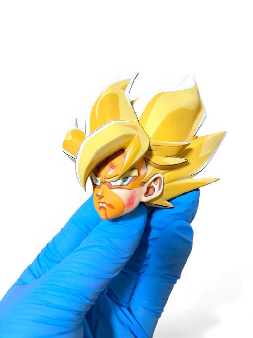 ドラゴンボールSMSP サイズ 伝説の超サイヤ人 孫悟空 リペイント 二次元彩色