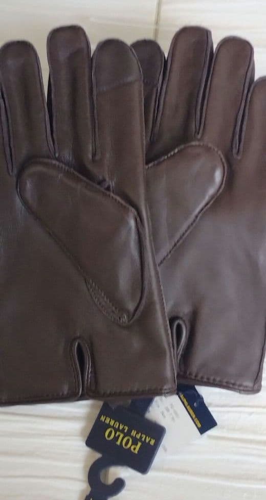 あんにょん⭐️新品⭐ POLO RALPH LAUREN 手袋 ブラウン
