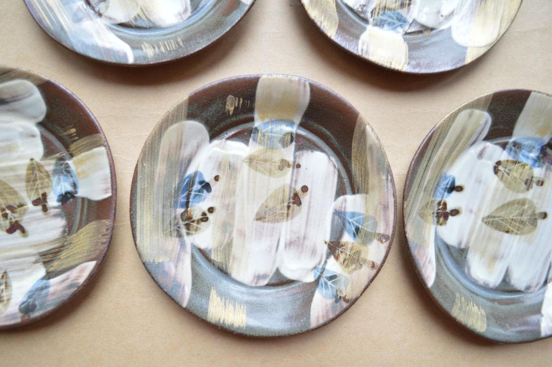 北大路魯山人 尾形乾山写竜田川平向 五人 魯山人 夢卿 ロ散人 魯卿