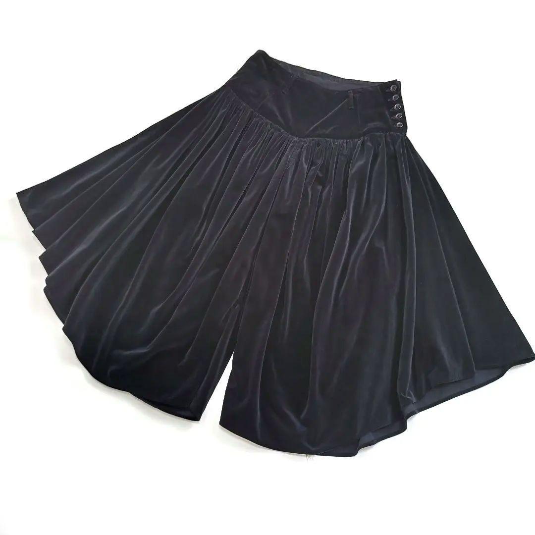 KAPITAL キャピタル ベロア生地 ガウチョパンツ ワイドパンツ 変形 S