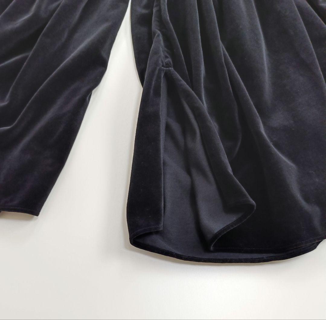 KAPITAL キャピタル ベロア生地 ガウチョパンツ ワイドパンツ 変形 S