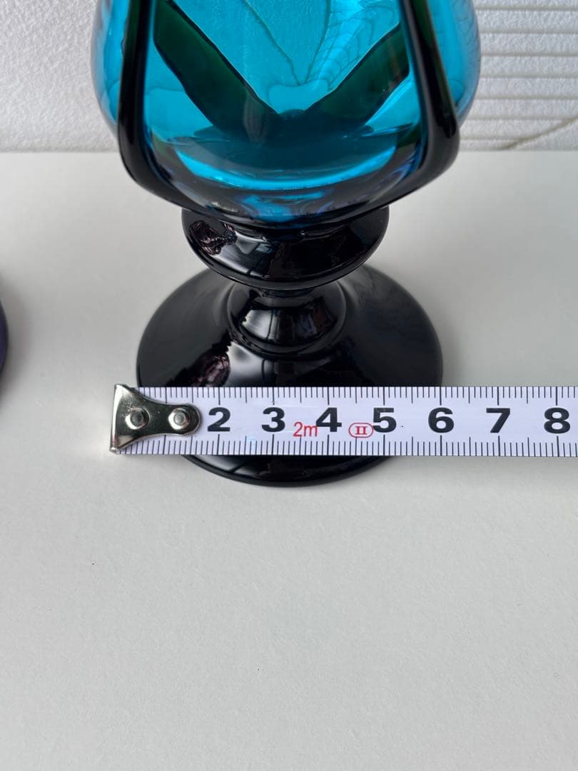 舩木倭帆　吹きガラス　作品展 一輪挿し　花瓶　2個セット