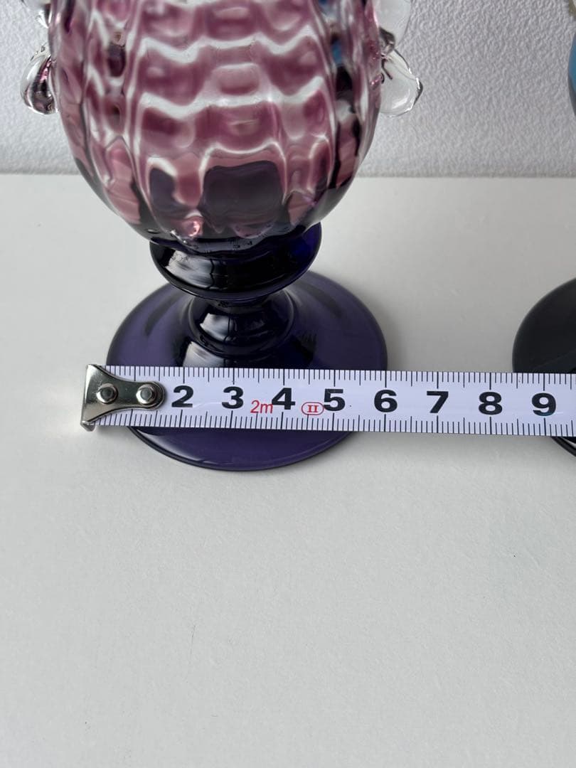 舩木倭帆　吹きガラス　作品展 一輪挿し　花瓶　2個セット