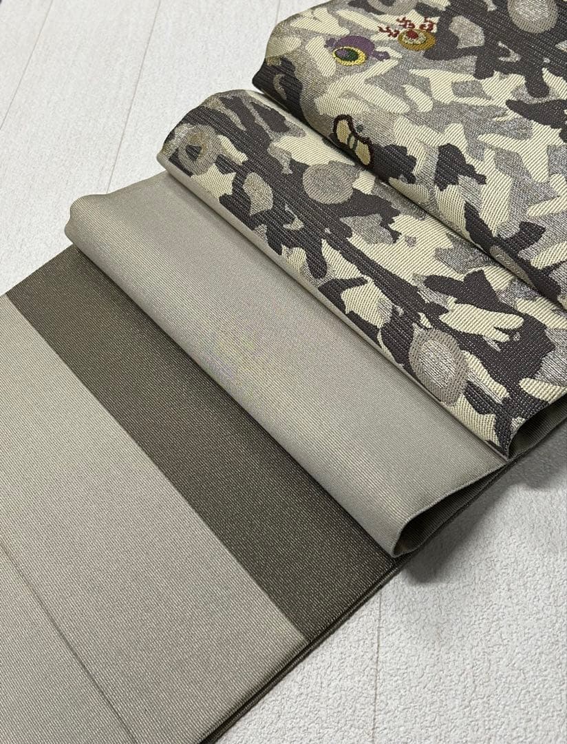 sakura様御専用。HX-84 袋帯　両面　宝尽くし　鳥獣戯画　金銀糸 六通