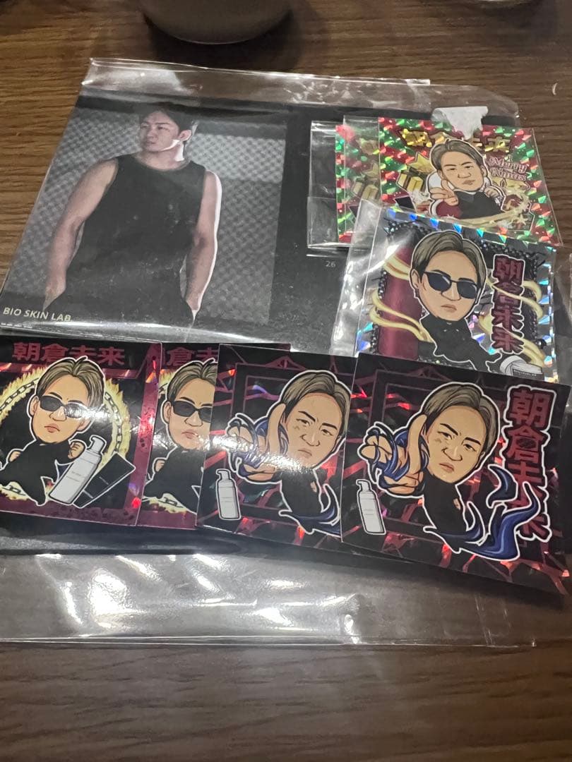 朝倉未来カレンダー2.シール8枚セット超RIZIN4応援Tシャツ