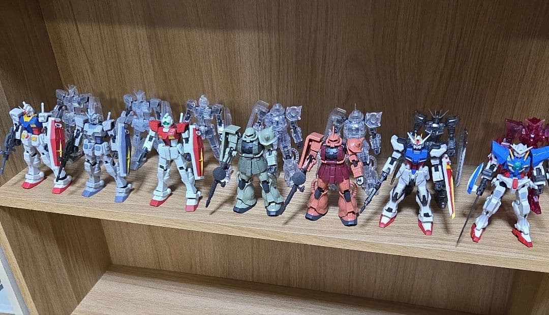 カプセルアクションガンダム　カラーVer. クリアVer. 全14種セット