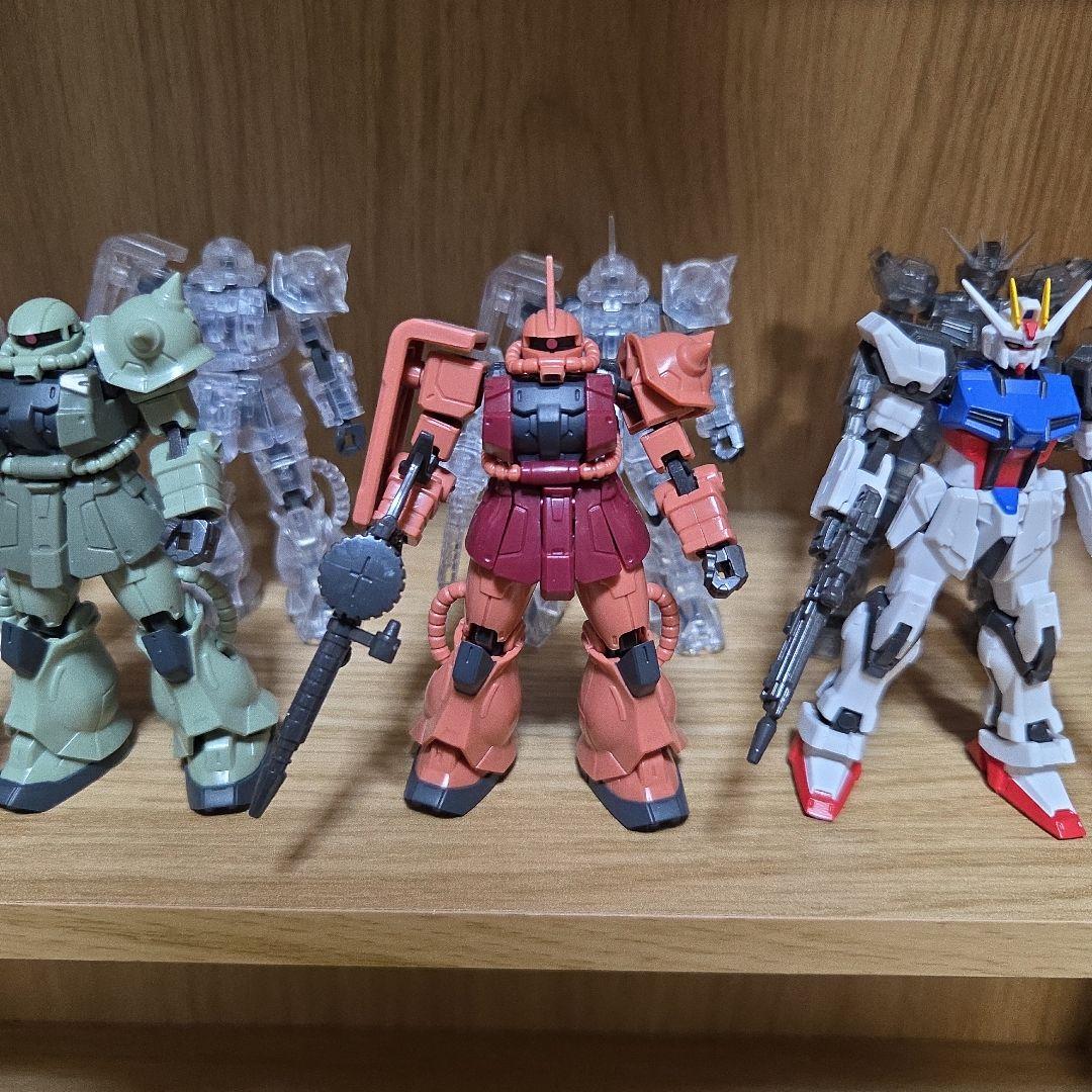 カプセルアクションガンダム　カラーVer. クリアVer. 全14種セット