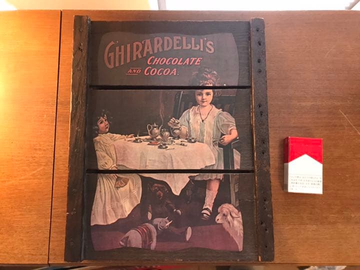 ヴィンテージ　Ghirardelli Chocolate ギラデリチョコレート