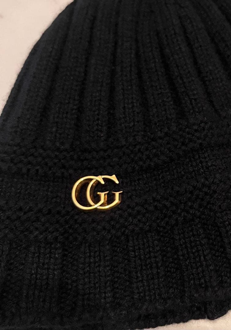 GUCCI ダブルG ニット帽　ビーニー