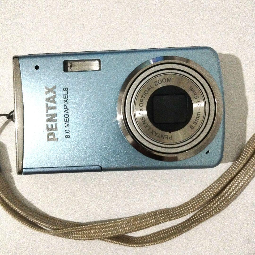 デジカメ　PENTAX　Optio M50 ブルー