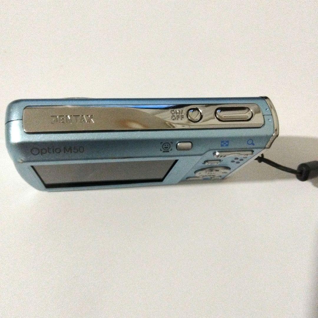 デジカメ　PENTAX　Optio M50 ブルー