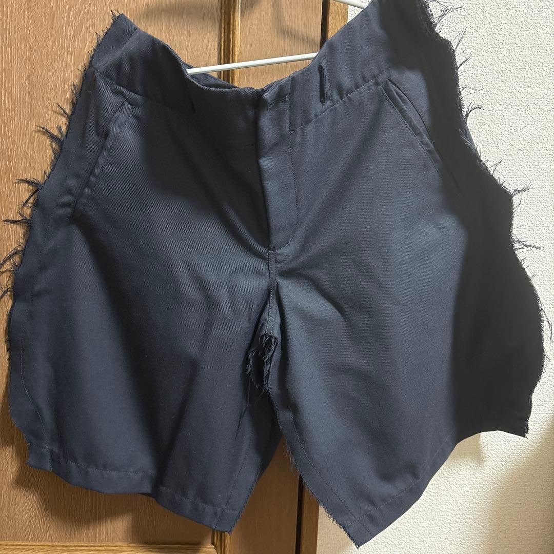 COMME des GARÇONS SHIRT ハーフパンツ　Mネイビー