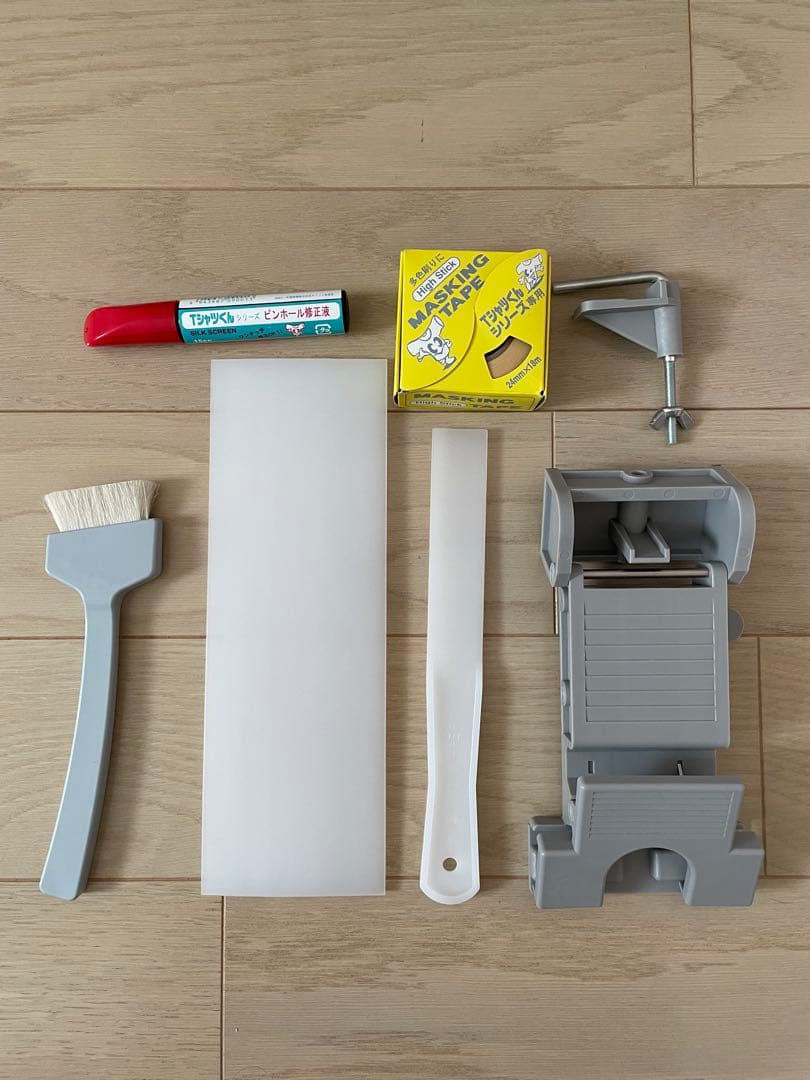 【うーた様ご成約】Tシャツくん シルクスクリーン印刷セット無地Tシャツ4枚セット