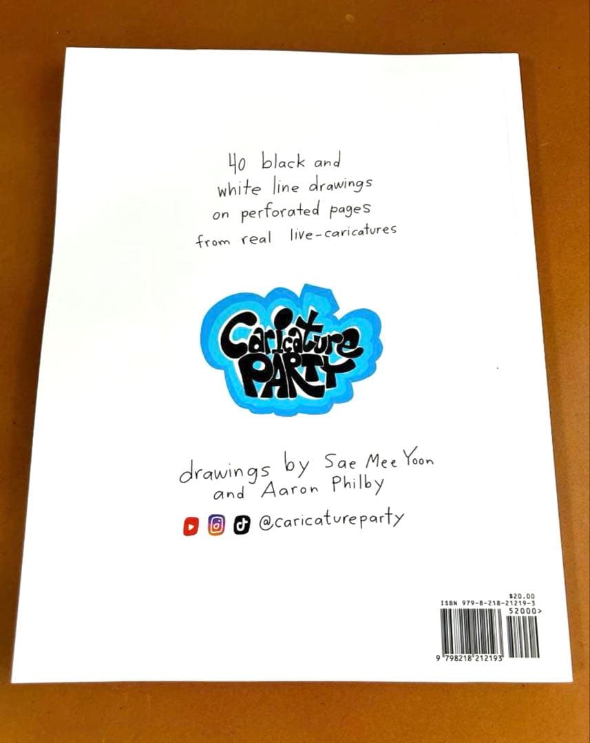 塗り絵・カリカチュア my personal coloring book