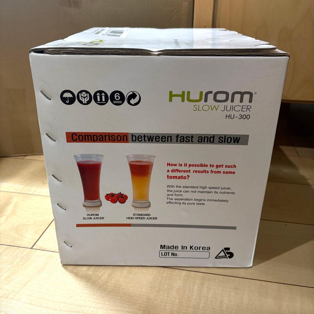 Hurom ヒューロム　スロージューサー　HU-300 新品　未開封　未使用
