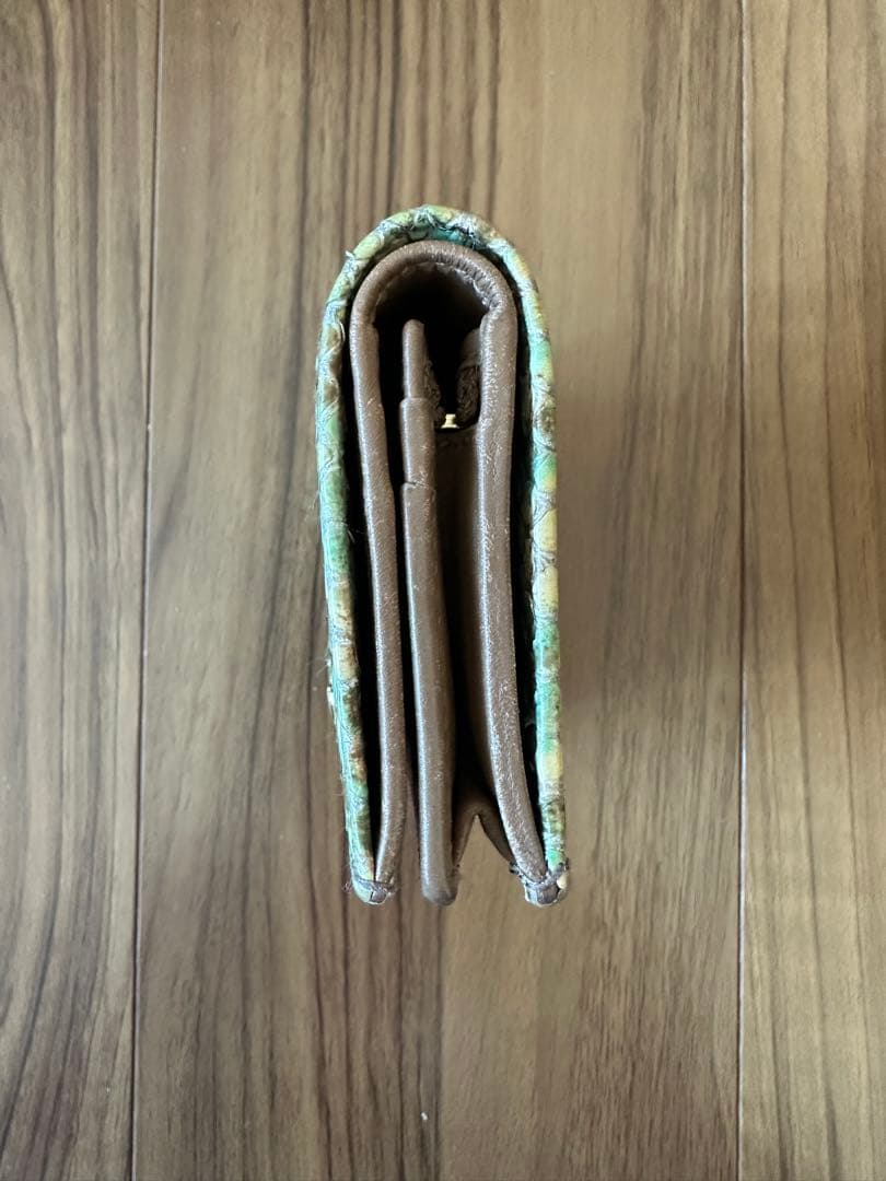 グッチ パイソン GGマーモント 二つ折り コンパクトウォレット