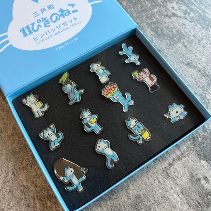 ふるさと納税　限定品　11ぴきのねこピンバッジセット★激レア★