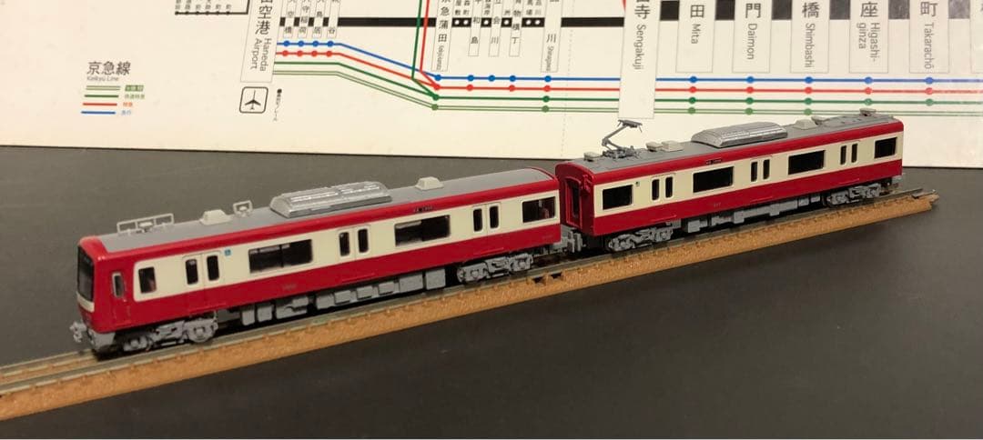 管理番号1584 Nゲージ 京急新1000形 宮沢模型 赤い電車製4両セット