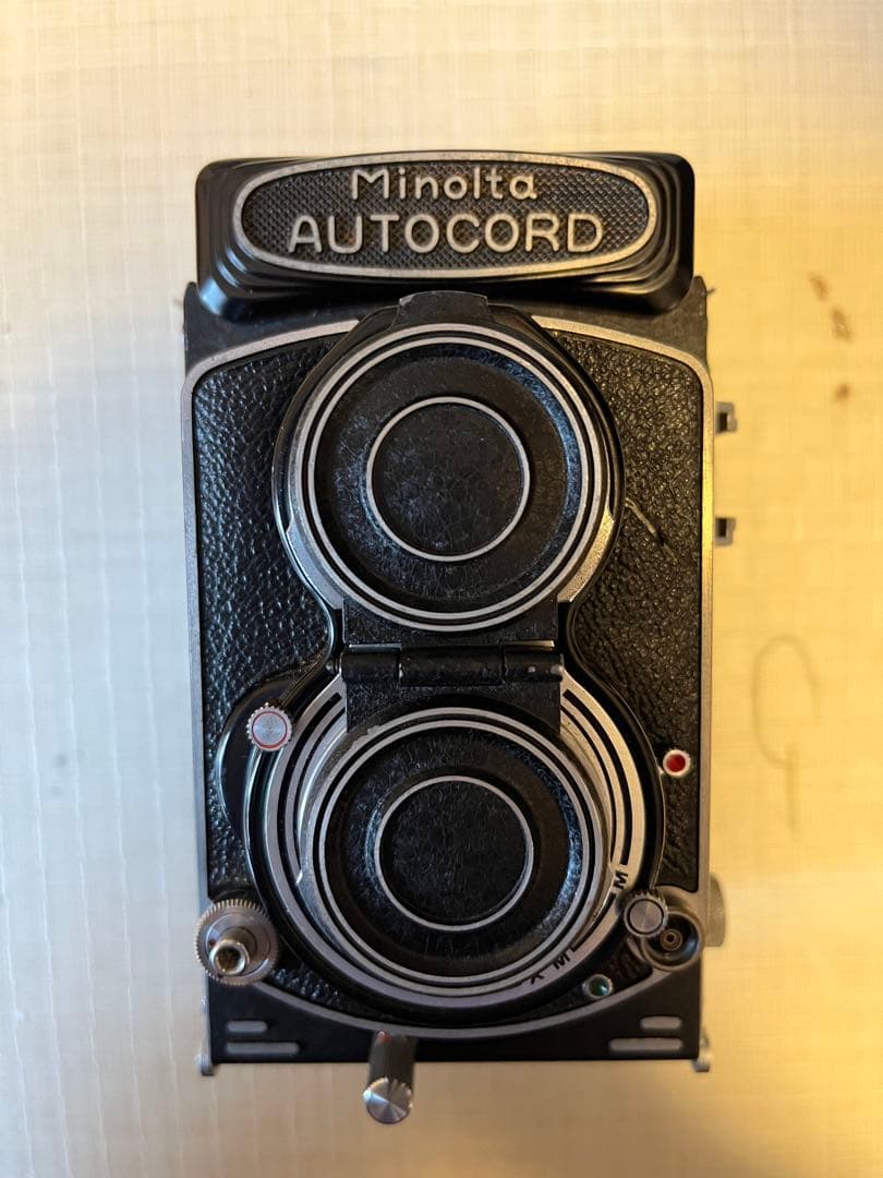 【minolta AUTOCORDカメラ】二眼レフカメラ ビューレンズ1:3.2