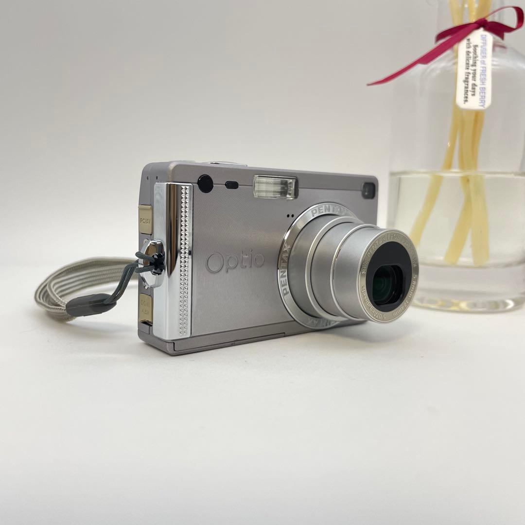 美品✨PENTAX Optio s5i✨動作確認済 スマホ転送OK 可愛すぎる♪