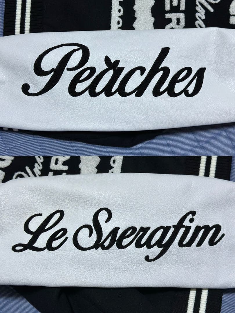 LE SSERAFIM Peaches. VARSITY JACKET Lサイズ