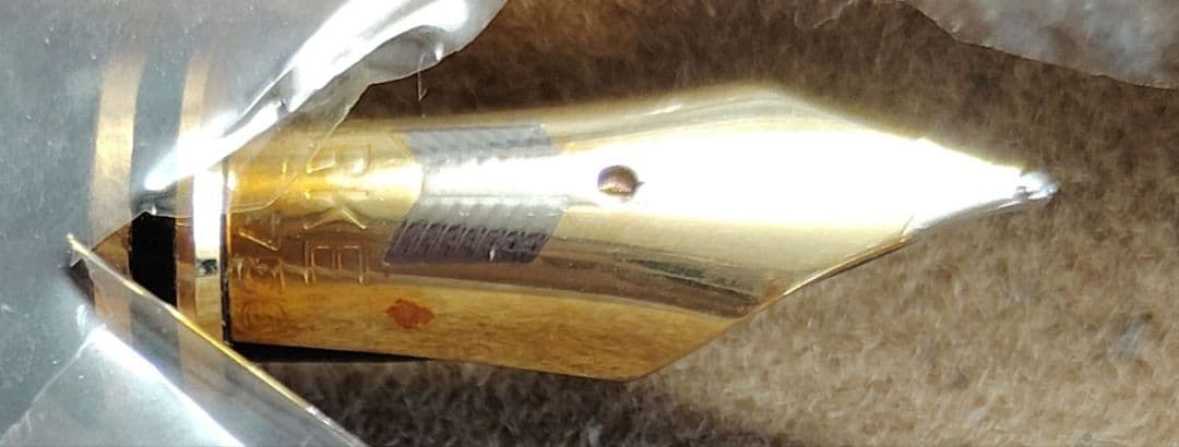 PARKER デュオフォールド 万年筆 ブルーマーブル GT 18K 英国製