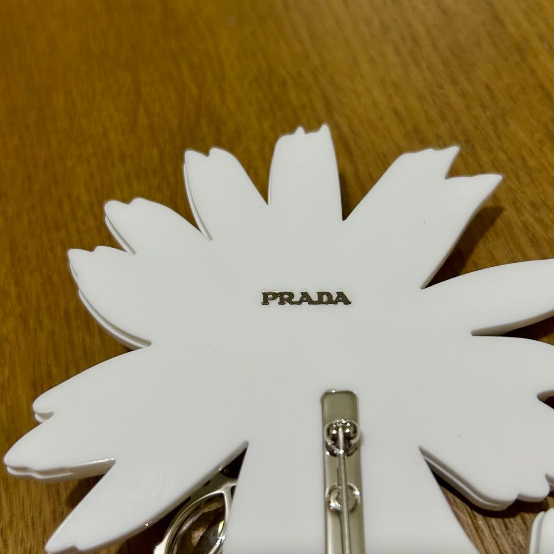 2015AW PRADA フラワーブローチ コサージュ