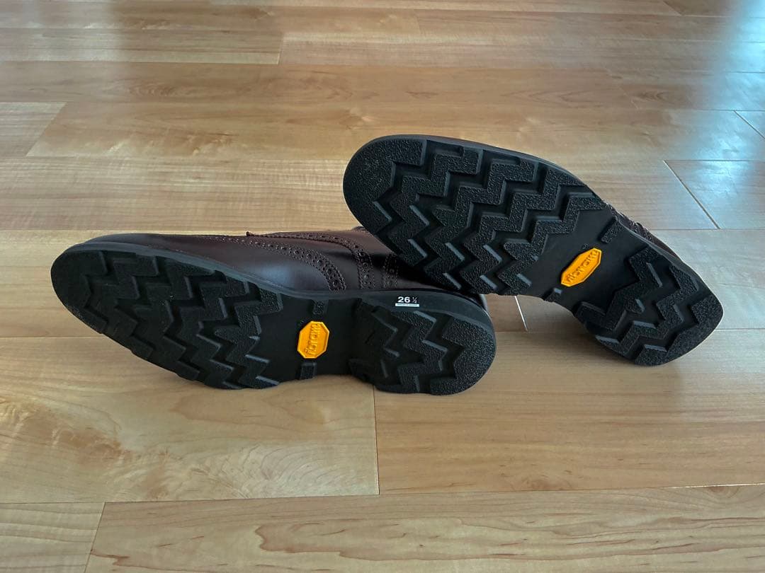 REGAL 15EL 26.5cm ダークブラウン レザーウィングチップシューズ