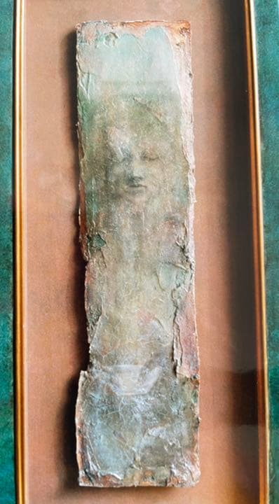 ミクストメディア : 藤浪理恵子「イド Ⅲ」1992 額装