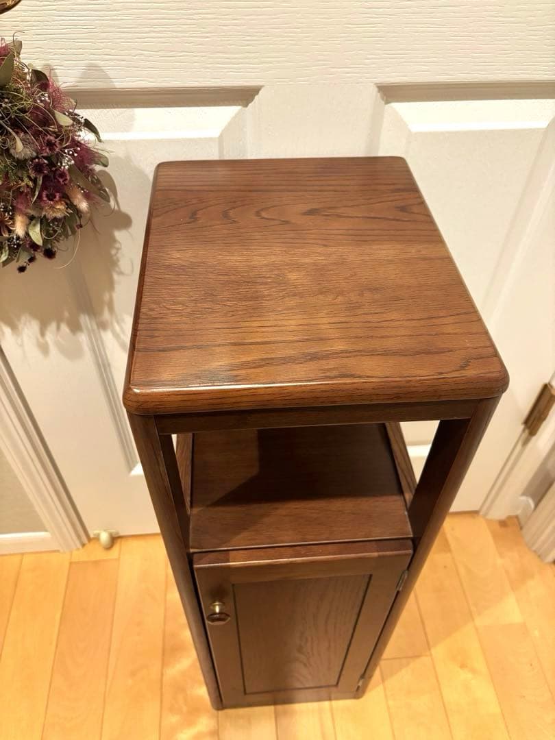 karimoku カリモク　木製 収納家具 ブラウン　アンティーク　レトロ