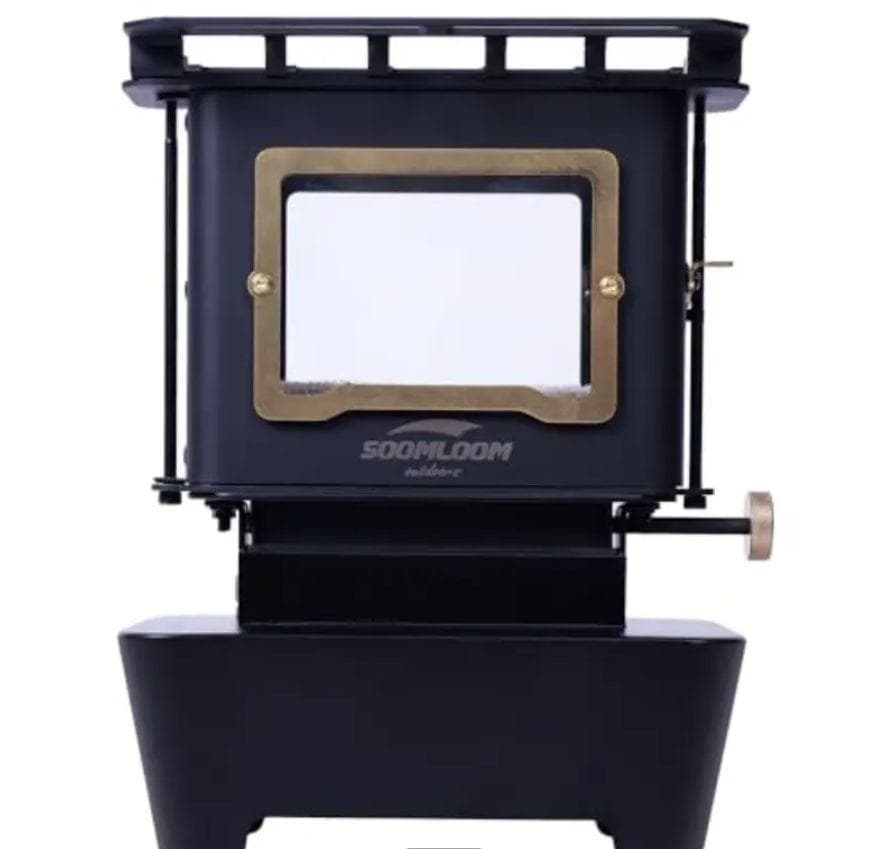 1205 アイロンストーブ FLAMENCO 黒 灯油対応 コンパクトストーブ