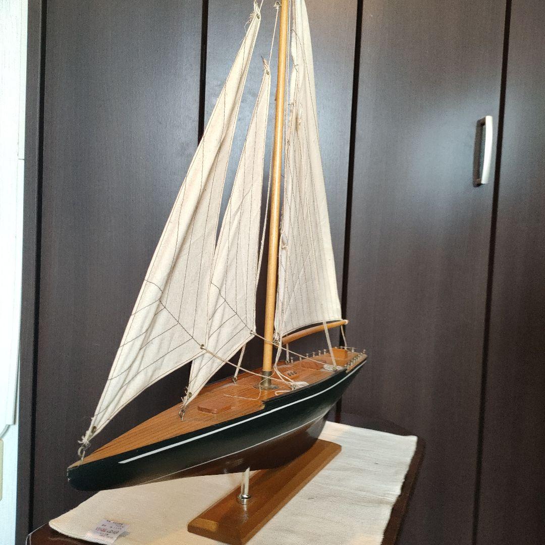 ⭐️ENDEAVOUR 帆船模型エンデバー完成品 船長付き インテリア オブジェ