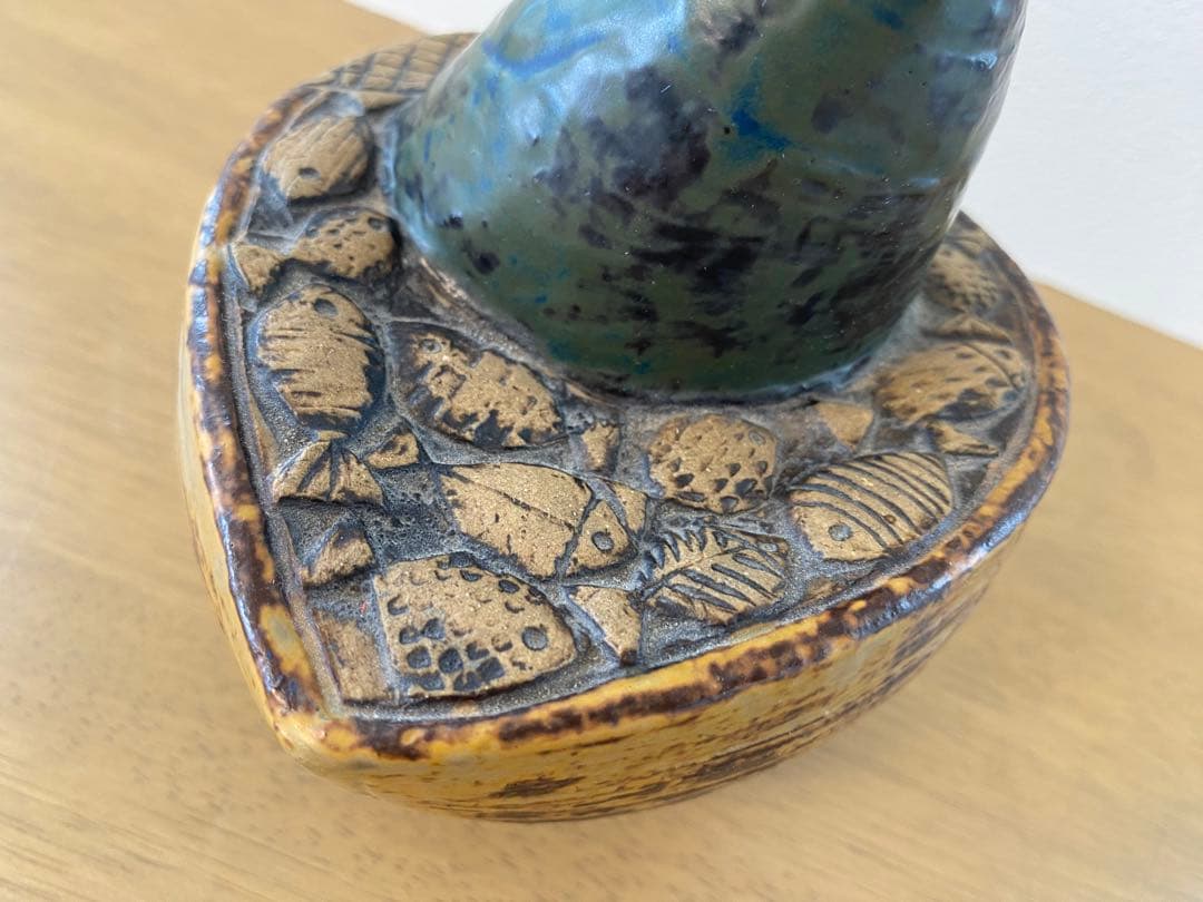 リサラーソン　漁師　Lisa Larson fisherman in boat