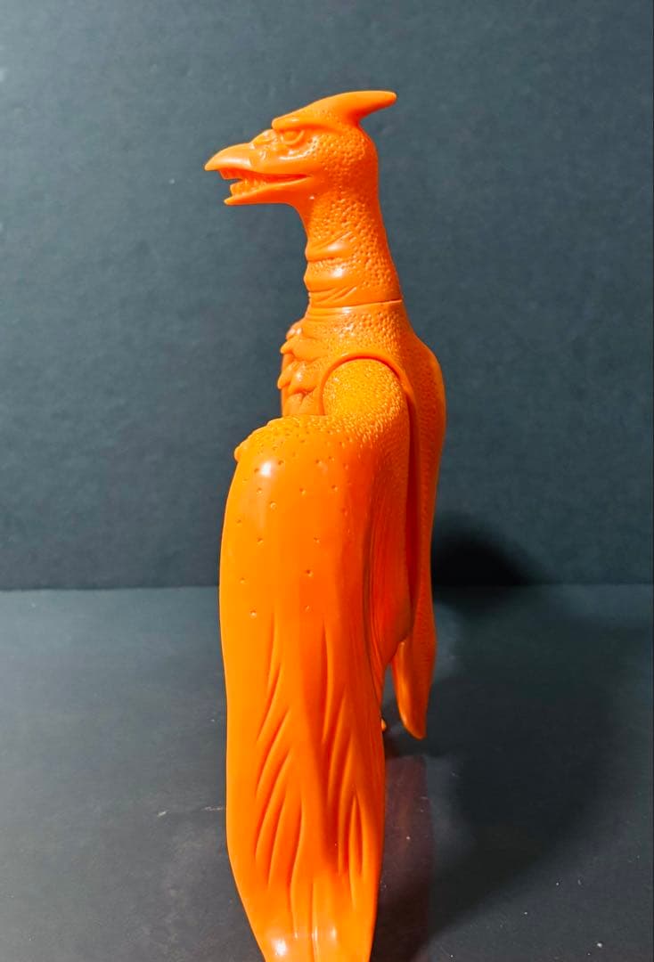 激レア マルサン 非売品 ラドン テストショット未塗装 橙色 高さ約22cm