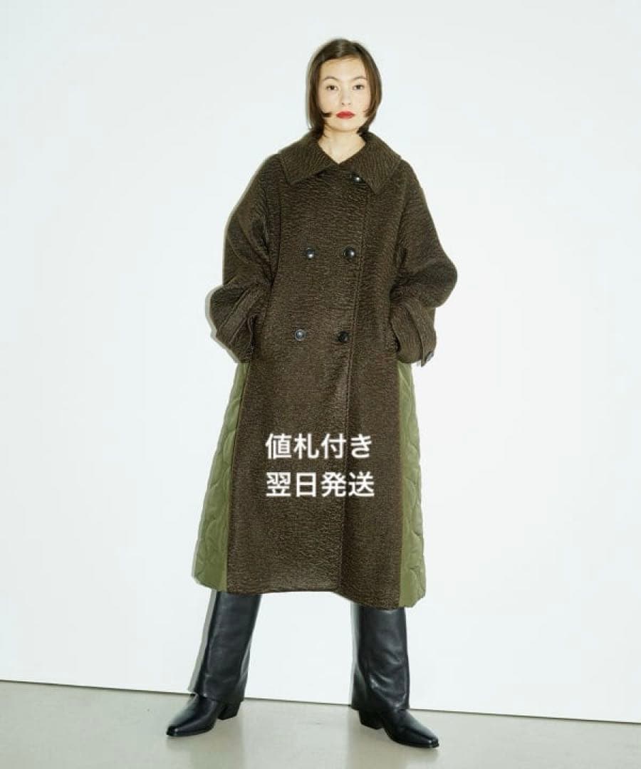 Ray BEAMS RBS / キルティング キリカエ コート