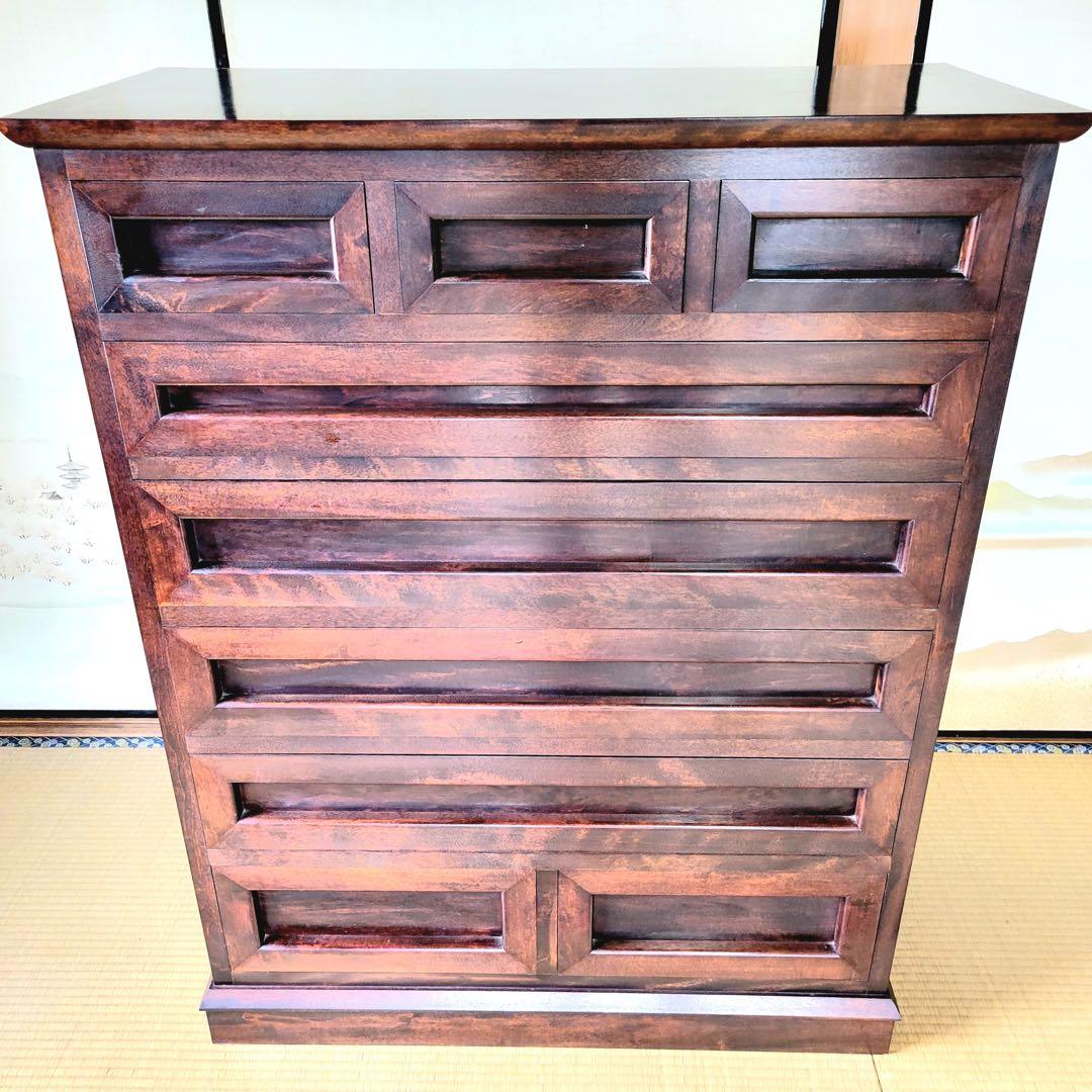 松本民芸家具 ミズメザクラ 高山式 整理タンス