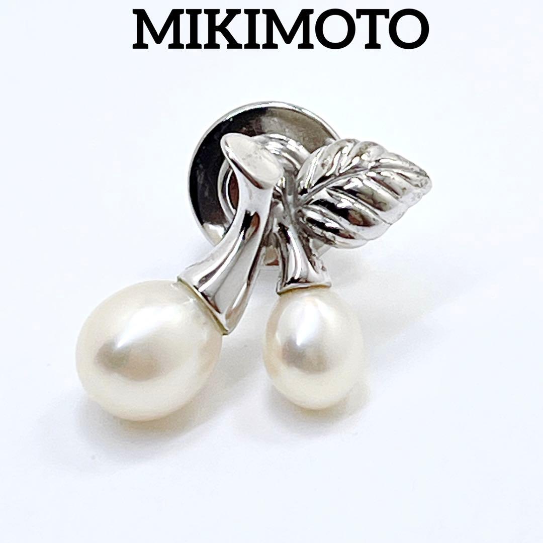 MIKIMOTO ミキモト パール　真珠　ピンブローチ ネクタイピン　タイピン