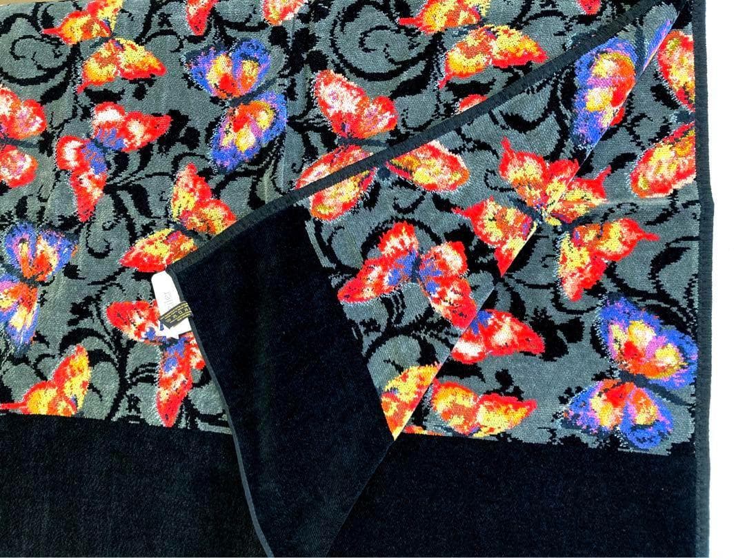 フェイラー バスタオル ビーチタオル パピヨン 75×150 蝶 袋付き