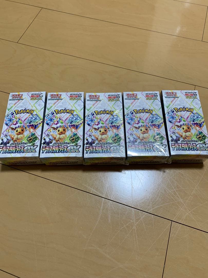 ポケモンカードゲーム テラスタルフェスex ５BOX シュリンク付き 未開封