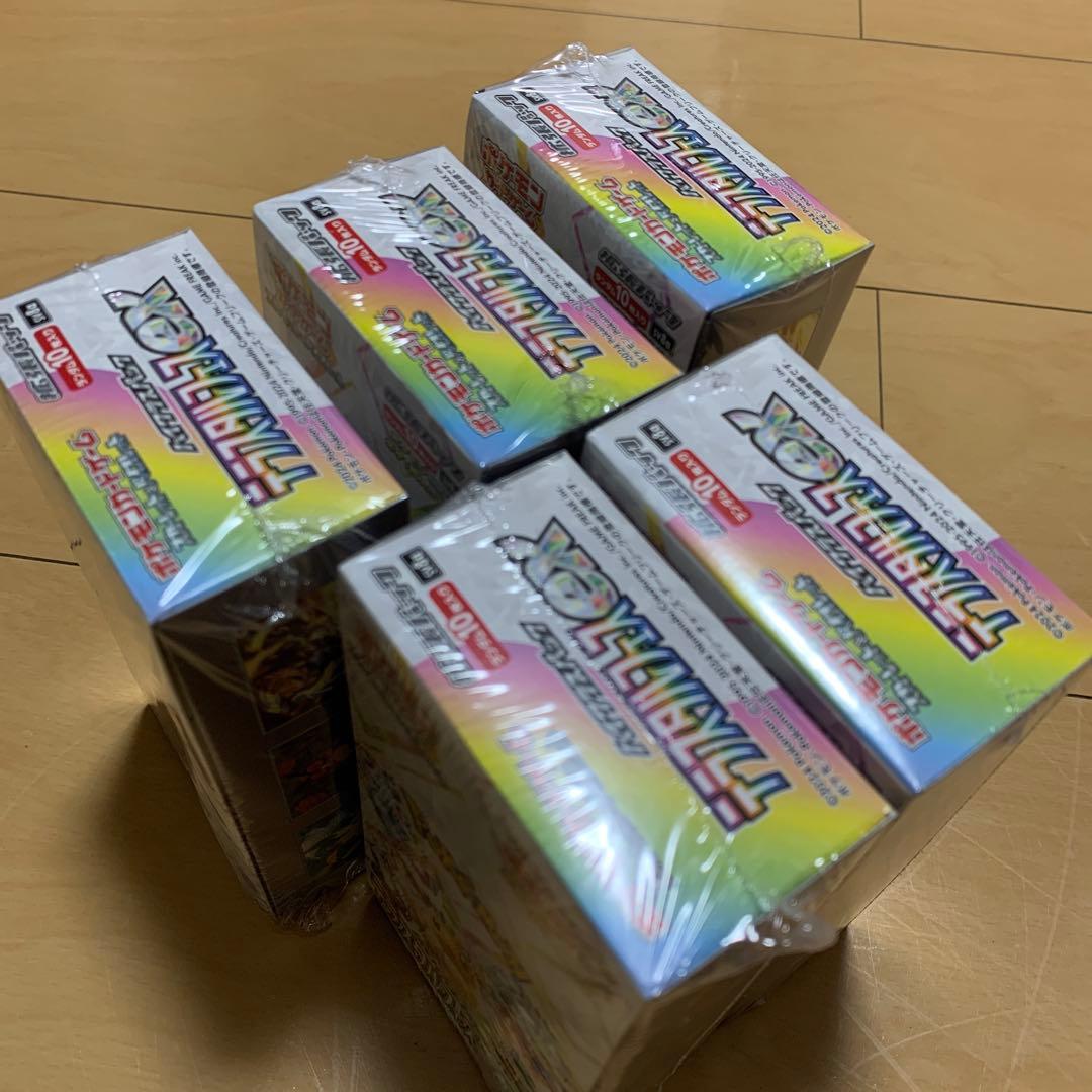 ポケモンカードゲーム テラスタルフェスex ５BOX シュリンク付き 未開封