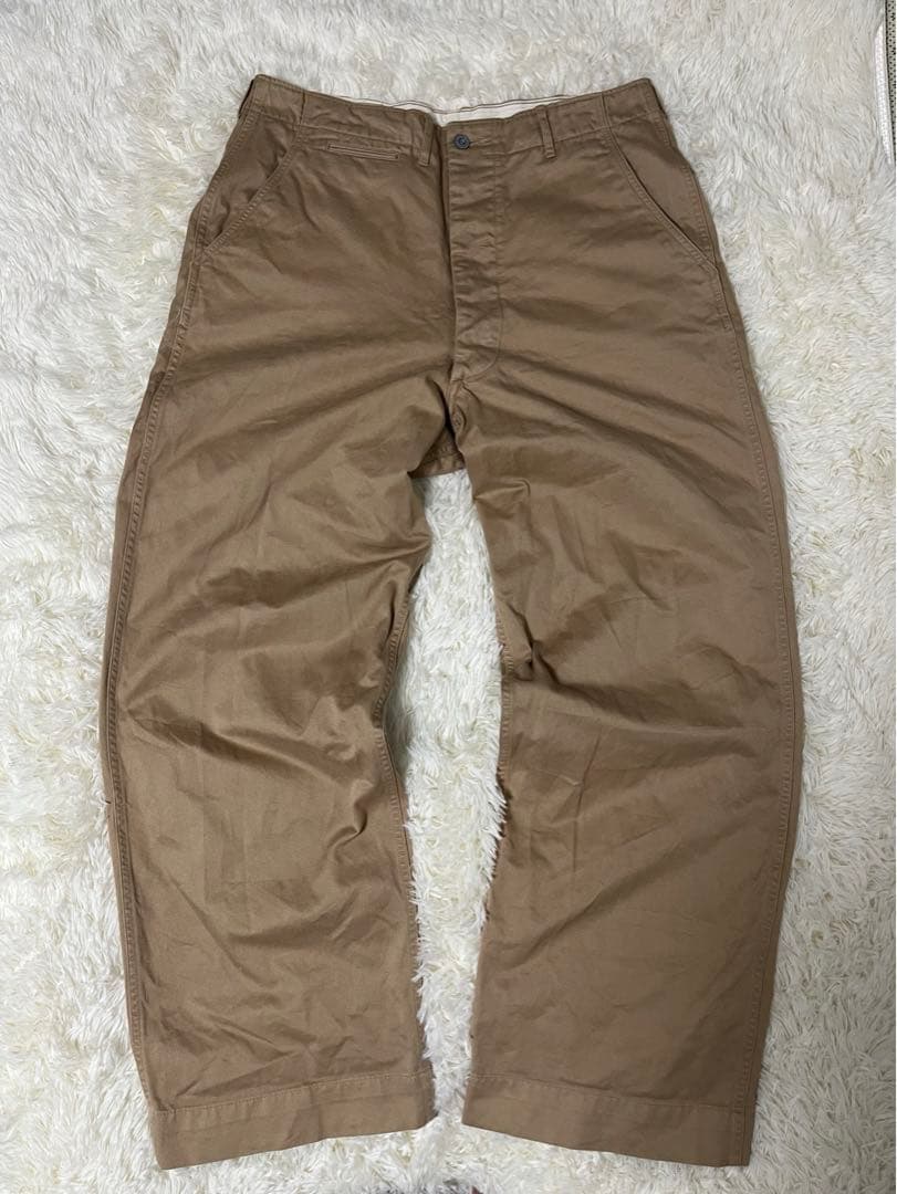 40's U.S.ARMY M41 対戦モデル　チノパン　メタルボタン