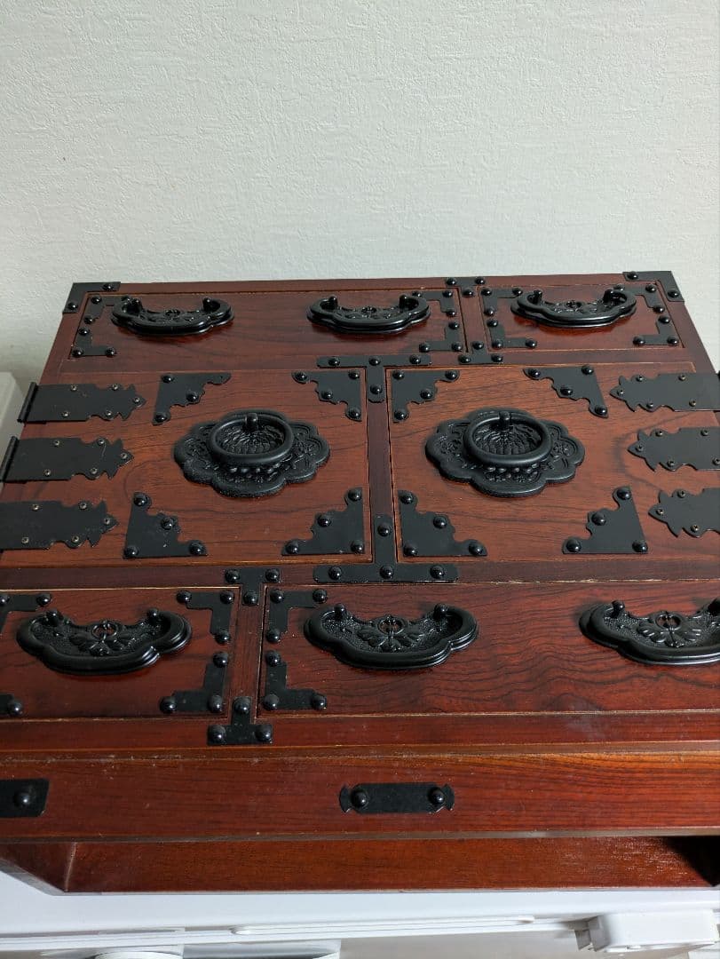 【美品】仙台箪笥 小引き出し アンティーク 希少 伝統 職人 昭和レトロ