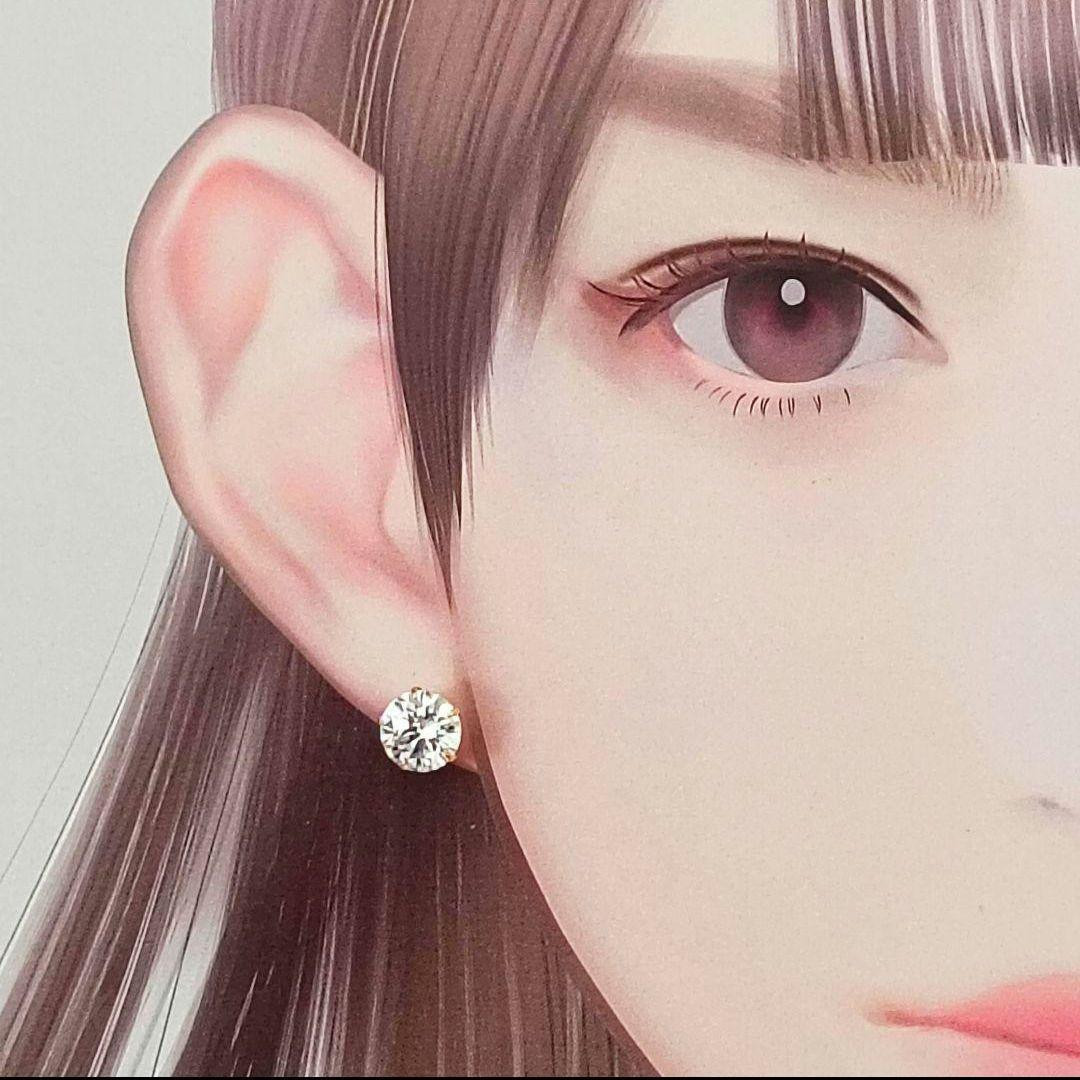 18金ポストピアスK18